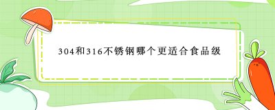 ​304和316不锈钢哪个更适合食品级