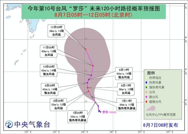 台风最新信息台风路径动态（台风利奇马将在浙江沿海登陆）(4)