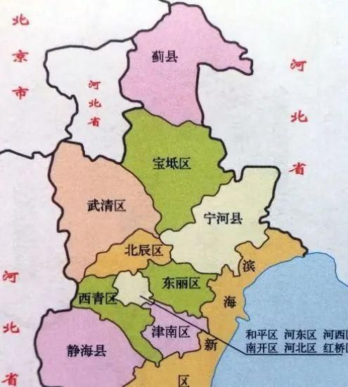 天津市滨海新区包括哪几个区