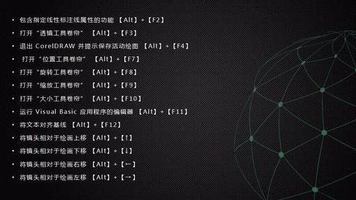 cdr最常用快捷键大全（新手必备最全CDR快捷键）(6)