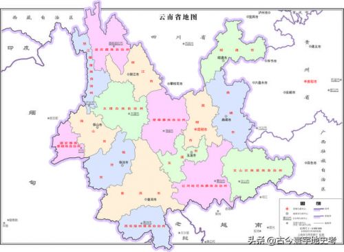 开远市地图高清  云南省开远市地图-第1张图片-