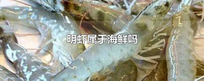 ​河虾也是海鲜吗 虾属于海鲜还是河鲜