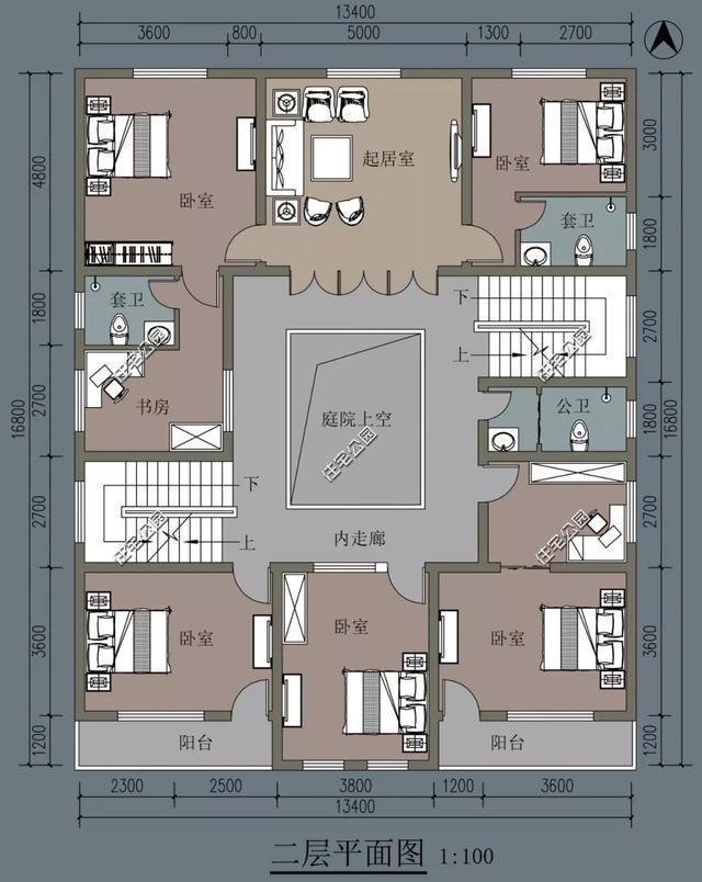 农村建房堂屋不能少，快看这9套中式户型，造价25万起