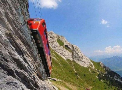 ​世界上最惊险的火车，瑞士皮拉图斯山铁路