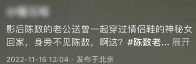 ​陈数结婚14年未生育，赵胤胤被拍与女子幽会出轨，两人曾穿情侣鞋