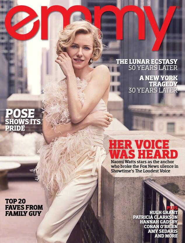 Naomi Watts for emmy Magazine. 娜奥米·沃茨 50岁依旧如此优雅动人